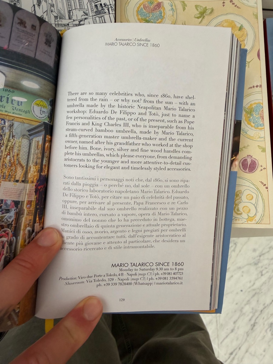 Guidebook page on Mario Talarico